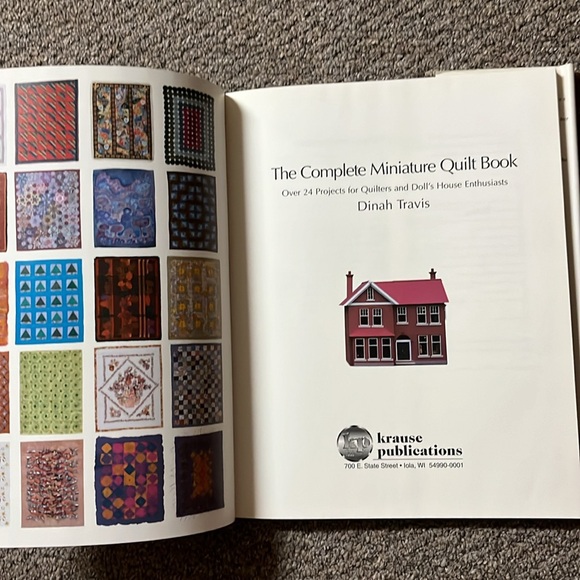 The Complete Miniature Quilt Book 1998 Dinah Travis New old Stock Crafters - Picture 7 of 16